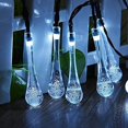 thumbnail image 4 of Cadena de luces solares DINOWIN, 6 m, 30 LED, impermeables, color blanco frío, 4 of 9
