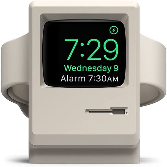 Apple Watch Stand Charging Dock - elago W3 Stand Compatible with Apple Watch Series 8/SE2/7/6/SE/5/4/3/2/1, Support Nightstand Mode, Original Design Awards [White]