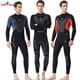 thumbnail image 5 of Soidarity Trajes de neopreno Traje de buceo Pantalones de manga larga de secado rápido Protección solar de una pieza Mantener el calor para Deportes acuáticos negro/gris L, 5 of 6