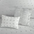 thumbnail image 2 of Home Essence Apartment Cotton Jacquard Grey 5-Piece Comforter Set, Twin/Twin XL, 2 of 12