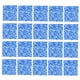 thumbnail image 3 of 20 Unids Calcomanías Autoadhesivos Arte Mosaico cinturo Línea Etiqueta Azul, 3 of 7