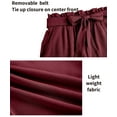 thumbnail image 3 of Sherrylily Women High Waisted Palazzo Pants Belted Wide Leg Long Trousers with Pockets, 3 of 4