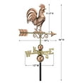 thumbnail image 2 of Good Directions 1975P Bantam Rooster Weathervane - Pure Copper, 2 of 6