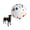 White, variant on Pawfectpals Tough Bouncy Durable Bloom Ball for Aggressive Chewers, TPR Technology, Floating Rubber Ball, Easy to Clean, High Bounce Rate (Orange and Blue)
