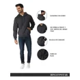 thumbnail image 4 of Sudadera Hombre Basica Ligera Gorro Jaretas Bolsa Canguro, 4 of 8