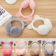 thumbnail image 2 of Douhoow Women Winter Cat Earmuffs Fur Warm Ear Protect Faux Soft Fluffy Ear Cap, 2 of 4