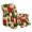 Patchwork Christmas, variant on HUISEFOR Recliner Chair Cover, Patchwork Christmas Recliner Couch Covers, Stretchable & Wrinkle Resistant Recliner Covers, Furniture Protector for Pet, Kids, Living Room