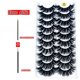 thumbnail image 1 of NUEVO 10 Pares 3D Faux Mink Pestañas Naturales Gruesas Largas Pestañas Postizas Dramático Pestañas Postizas Maquillaje Extensión Pestañas maquiagem Tan Jianjun unisex, 1 of 2