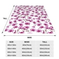 thumbnail image 3 of Sikiie Orchids Flowers Ultra-Soft Micro flannel Blanket Luxury All Seasons Warm Blanket for Bedding Sofa and Travel (4 sizes)-60"x50", 3 of 7