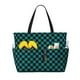 thumbnail image 1 of Fotbe Black And Teal Checkerboard Bolsa de Viaje para Playa - Resistente al Agua, Bolsa Tote de Gran Capacidad y Ligera con 7 Bolsillos para Mujeres y Hombres, 1 of 7