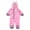 pink, yellow, green, blue, variant on Fridja Kids Toddler Rain Suit 3D Cartoon Rain Suit with Hood Waterproof Coverall One Piece Rain Suit (3-10 Years Old)