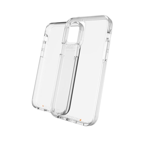 ZAGG Gear4 Crystal Palace Clear Case with Advanced Impact Protection [ Approved by D3O ] Slim Tough Design for iPhone 12 Pro iPhone 12 – Clear