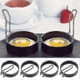 thumbnail image 1 of 4 Pcs Stainless Steel Frying Pan Fried Egg Pancake Cooking Ring Mould Shaper Mold G, 1 of 4
