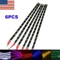 thumbnail image 4 of 6pcs 12V 15 LEDs 30cm 5050 SMD LED Strip Light Waterproof DIY Car Super Bright, 4 of 13