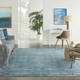 thumbnail image 4 of 8â€™ x 10â€™ Blue Distressed Medallion Area Rug, 4 of 6