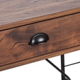 thumbnail image 5 of Saint Birch Bombay Wood Brown Writing Desk, 5 of 9