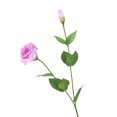 thumbnail image 2 of Sunjoy Tech 1 Branch 2 Heads Artificial Silk Fake Flowers Leaf Lisianthus Wedding Floral Decor Bouquet Home Decor, 2 of 8