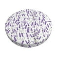 thumbnail image 6 of Uemuo Lavender Flowers Pattern Round Bar Stool Seat Covers Washable Stool Cushion Slipcover Elastic Bar Chair Covers-12 inch, 6 of 7