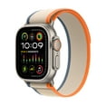 thumbnail image 1 of Apple Watch Ultra 2 (GPS + Cellular) Bracelet Sentier Orange - Moyen/Grand, 1 of 10