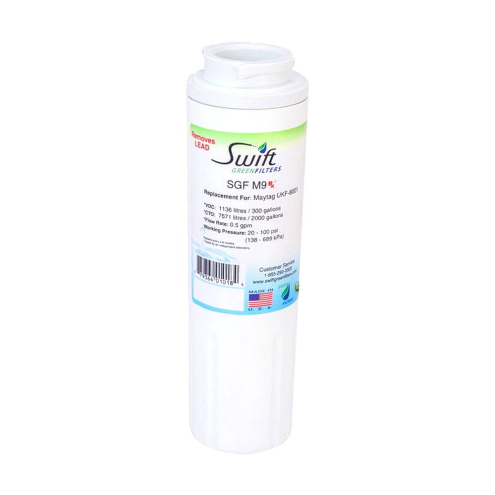 Swift Green Filters-M9 Rx Pharmaceutical Replacement water filter for Kenmore UKF8001,EDR4RXD1,FILTER 4,EFF-6007A,46-9005 (1 Pack)