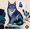 (Lynx) B5, variant on Northern Lights Wildlife DIY Patchwork Kit, Beginner Friendly Handmade Fabric Sewing Craft Kit, Creative DIY Wall Art Decor Project for Adults and Craft Lovers Moose