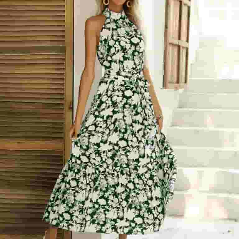 SnZhen Wedding Guest Dresses for Women Women's Printing SnZhen Wedding Guest Dresses for Women Women's Printing