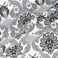 thumbnail image 5 of Waverly Inspirations 1 Yard Cut 100% Cotton Prints Fabric, Damask 2 Onyx, 44" Wide for Quilting & Sewing, 5 of 5