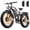 Y3 BLACK 60Ah(30Ah*2), variant on Electric Bike for Adults 5000W Dual Motor AWD 40MPH 210Nm Torque 52V 30Ah 90 Miles 26" Fat Tire Off Road E Mountain Bike Full Suspension Dual Hydraulic Brakes UL2849 Electric Bicycles