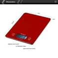 thumbnail image 3 of Mistaha 5KG/1G Accurate Touch Screen LCD Backlight Digital Kitchen Food Scale G/LB/OZ Electronic Weight Balance, 3 of 8