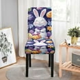 thumbnail image 6 of Decorative Easter Seat Cover with Festive Rabbit Design - Elastic Edge Stool Protector for Indoor Furniture and Seasonal Display, 6 of 7