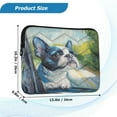 thumbnail image 3 of WOBOGO Lovely Boston Terrier Laptop Sleeve 13.4 inch Lightweight Zipper Design Soft Padded Protection Against Scratches and Impacts, 3 of 8