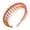 Dark Orange, variant on Long Toothed Headwear Frosted Candy Color Anti-slip Geometric Girl Hair Hoop Hair Accessories