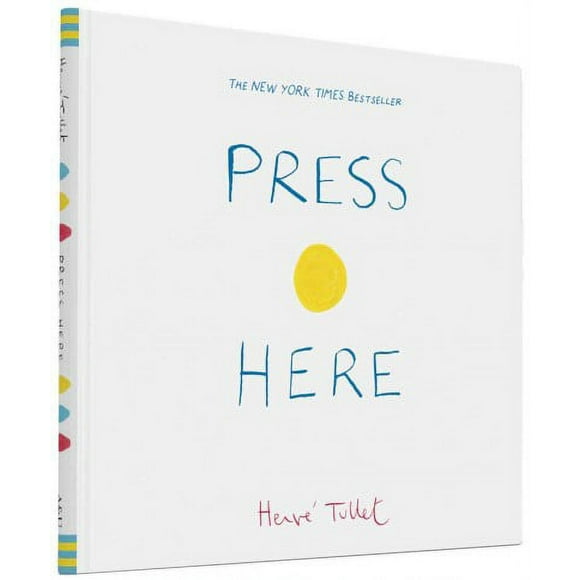 Pre-owned Press Here, Hardcover by Tullet, Herve, ISBN 0811879542, ISBN-13 9780811879545