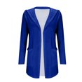 thumbnail image 5 of Yindaity Women's Cardigans Women's Lightweight Crewneck Cardigan Sweater (Blue,S), 5 of 5