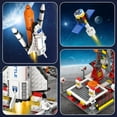 thumbnail image 4 of City Space Exploration Shuttle Building Blocks Toy, Gifts for 6-12 Year Old Boys Girls (660 PCS), 4 of 5