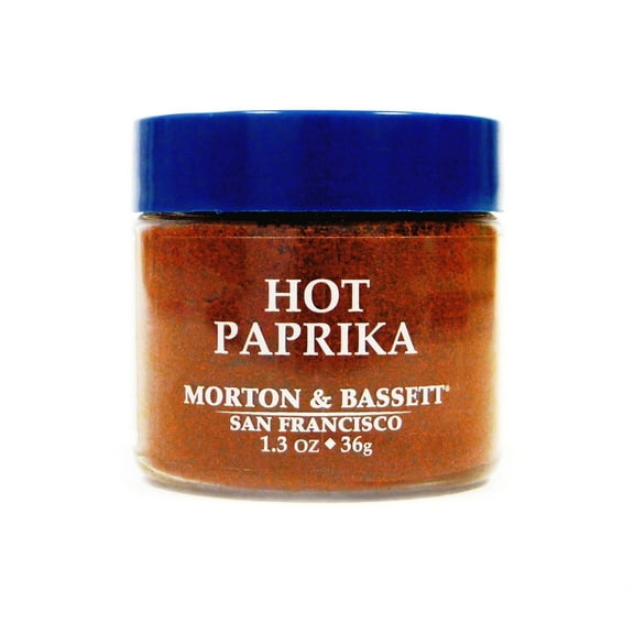 Morton & Bassett Hot Paprika, 1.3 oz – Single Spice