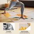 thumbnail image 4 of Newspaper Text Sunflower Pattern Hot Yoga Mat Towel Non Slip for Hot Yoga - Quick-Drying Yoga Mat Cover with 4 Corner Pockets with Travel Bag - Hot Yoga Towel Non Slip 74"x26", 4 of 6