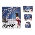 thumbnail image 2 of Teissuly Set Of 4 Bathroom Rugs Bathroom Shower Curtains, Super Soft Non-Slip Tub Rugs And Absorbent Bath Mats, Bathroom Rugs, Bathroom Shower Curtains Teissuly WER202312143982, 2 of 8