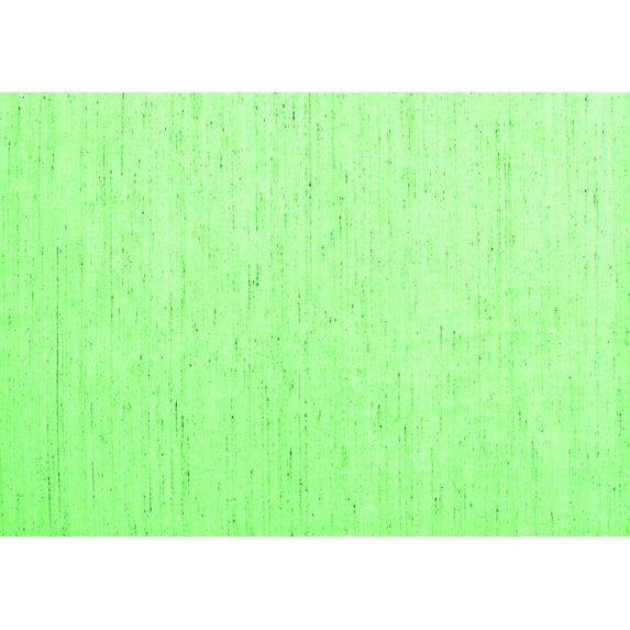Ahgly Company Indoor Rectangle Solid Green Modern Area Rugs, 8' x 10'