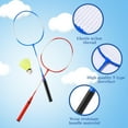 thumbnail image 3 of 8 Pack Badminton Rackets Set Including Badminton Racquets, Nylon Shuttlecocks and Carry Bag for Outdoor Backyard Games Beginners, 3 of 6