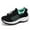 Green, variant on Daznico Women's Breathable Knit Sneakers - Lightweight Platform Shoes with Non- Sole for Walking, Yoga & Gym,Color:Green,Size:6.5