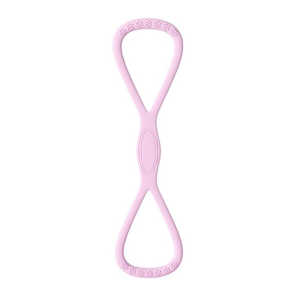 Hyasfey Figure 8 Fitness Resistance Band Anti-slip Silicone 25/35Lbs Men Women Arm Shoulder Stretch Strength Training Exercise Elastic Strap Tension Rope