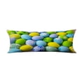 thumbnail image 1 of Funda de Almohada ABPHQTO Diseño Huevos de Pascua Color Pastel Protectora 50x150 cm, 1 of 1