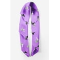 thumbnail image 2 of Bimba Purple Text & Stencil Rabbit Animal Printed Pure Silk Scarf Neck Wrap Summer Hair Bandanas For Women 40 x 40 Inches, 2 of 6