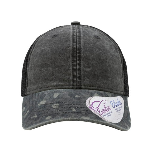 Women's Printed Visor with Mesh Back Cap