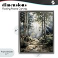 thumbnail image 4 of Stupell Industries Farmhouse Through The Woods Pathway Gray Floating Frame Canvas Art, 17 x 21, by Franklyn Gregory, 4 of 8