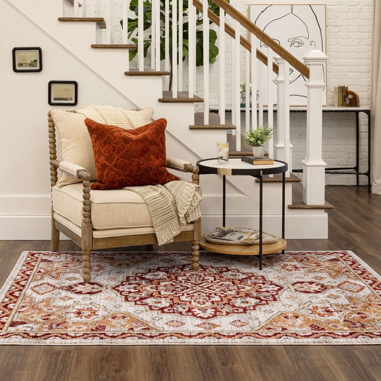 Mohawk Home Catalan Low Pile Latex Backed Stain and Fade Resistant