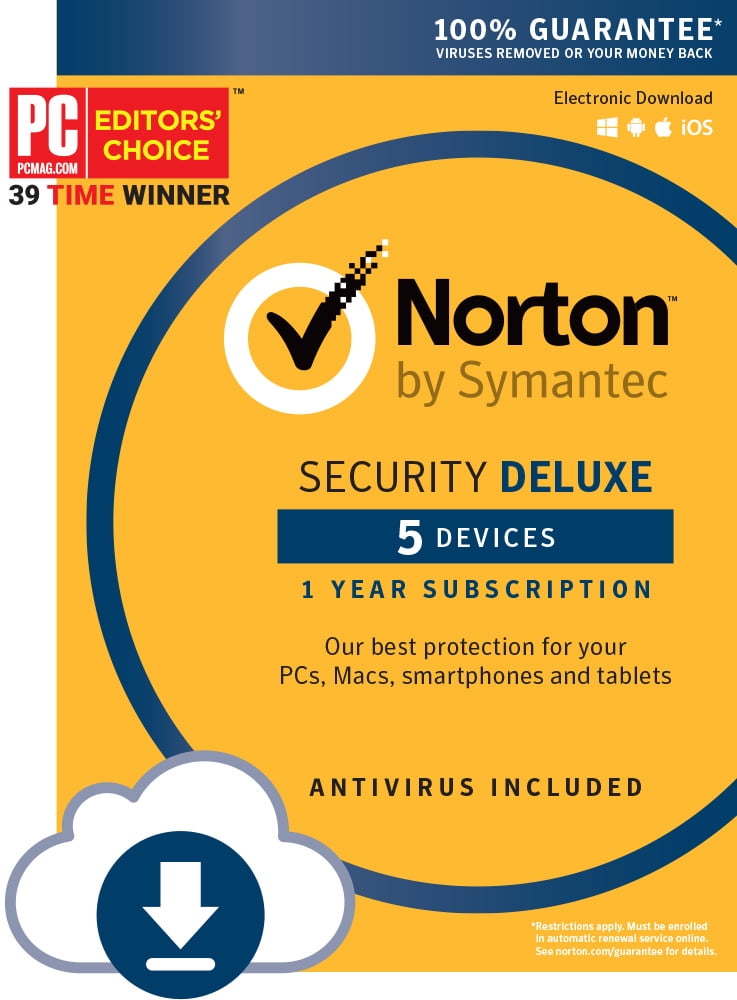 norton security deluxe 5 device download code