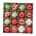 thumbnail image 3 of Juego de adornos navideños de bolas, 2,36'', resistentes e irrompibles, para colgar en de , para fiestas, festivales y, 3 of 9