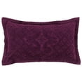 thumbnail image 4 of Better Trends 3 Piece Chenille Bedspread Set for King Bedspread 100% Cotton Lightweight Bedspread for all Season Ashton Collection (Plum), 4 of 6